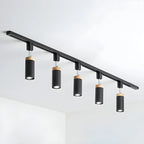 4-Light Metal Modern LED Track Lighting Fixture Adjustable Head