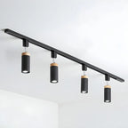 4-Light Metal Modern LED Track Lighting Fixture Adjustable Head