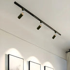 4-Light Metal Modern LED Track Lighting Fixture Adjustable Head