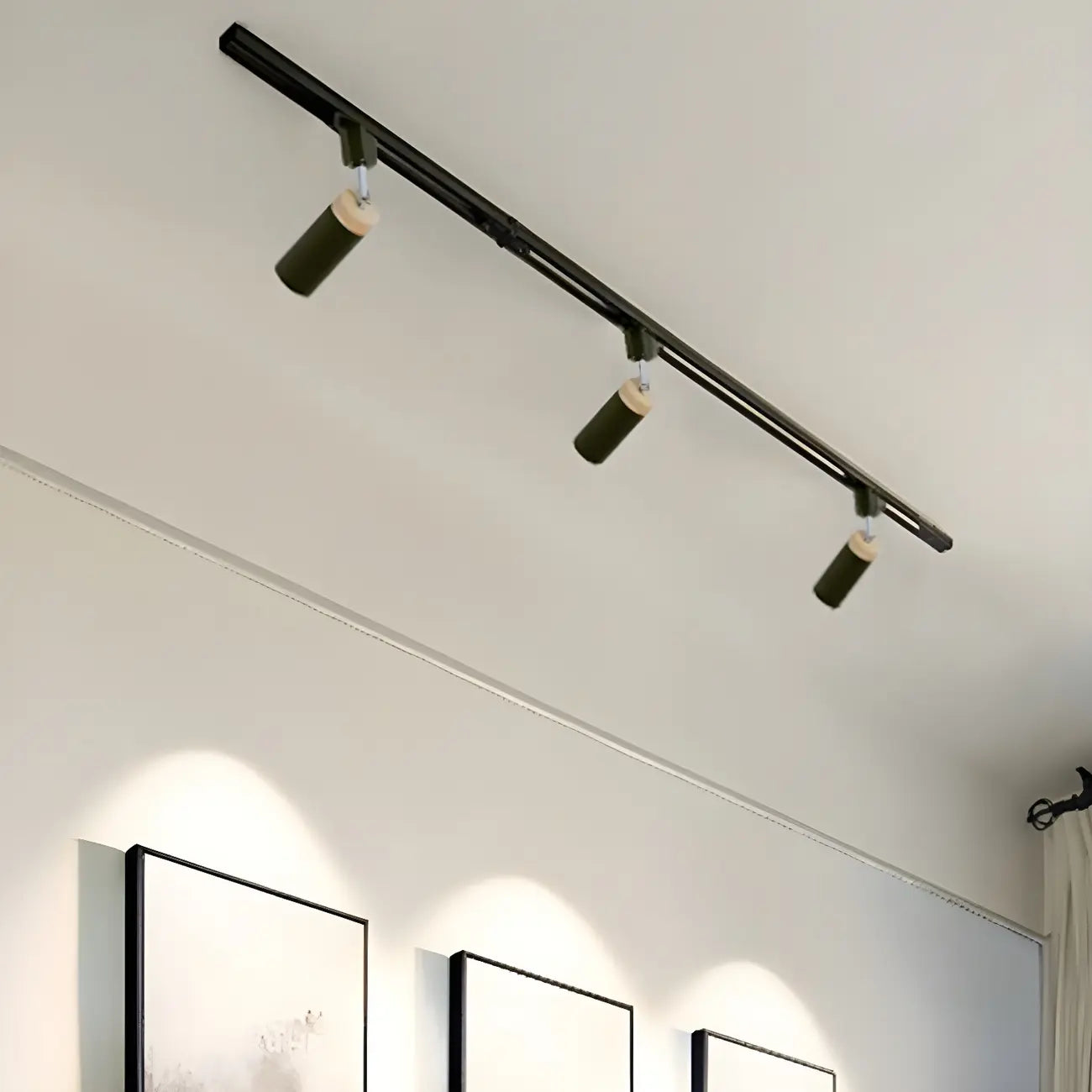 4-Light Metal Modern LED Track Lighting Fixture Adjustable Head