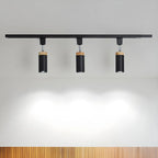 4-Light Metal Modern LED Track Lighting Fixture Adjustable Head
