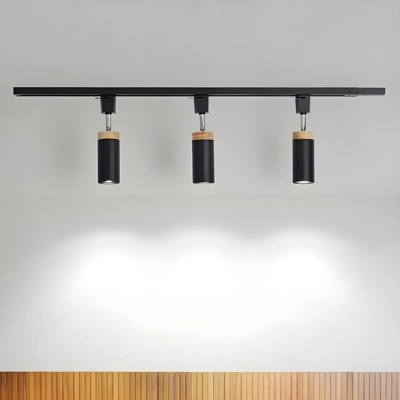 4-Light Metal Modern LED Track Lighting Fixture Adjustable Head