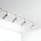 4-Light Metal Modern LED Track Lighting Fixture Adjustable Head