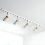 4-Light Metal Modern LED Track Lighting Fixture Adjustable Head