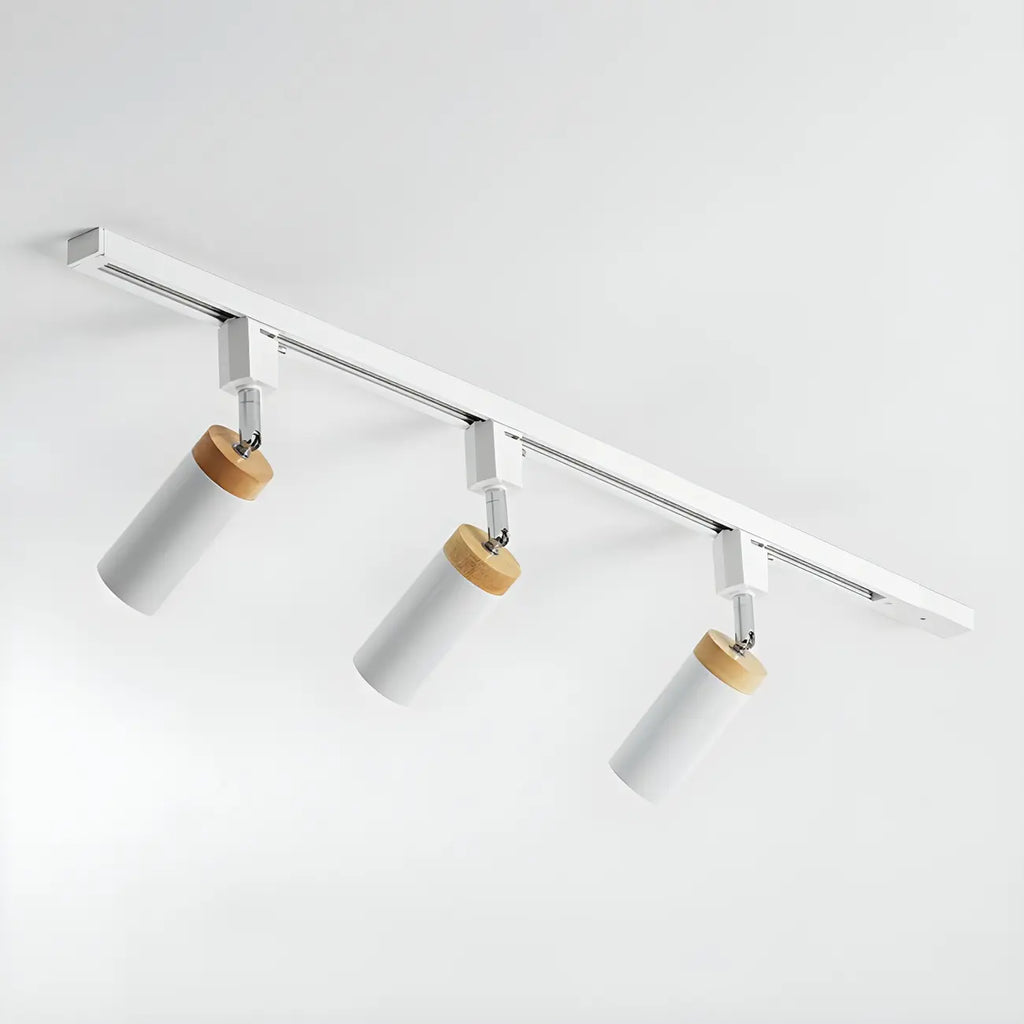 4-Light Metal Modern LED Track Lighting Fixture Adjustable Head