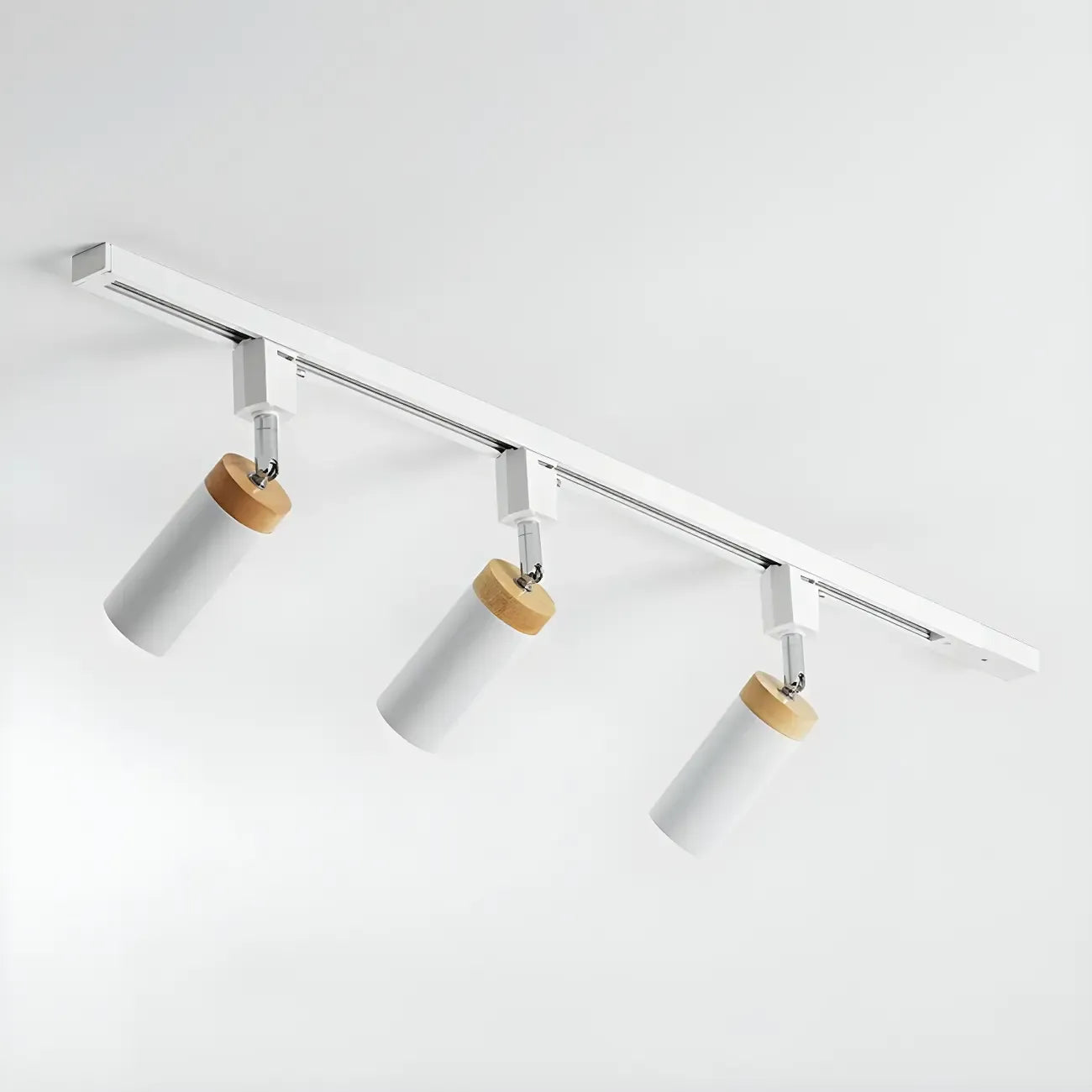 4-Light Metal Modern LED Track Lighting Fixture Adjustable Head