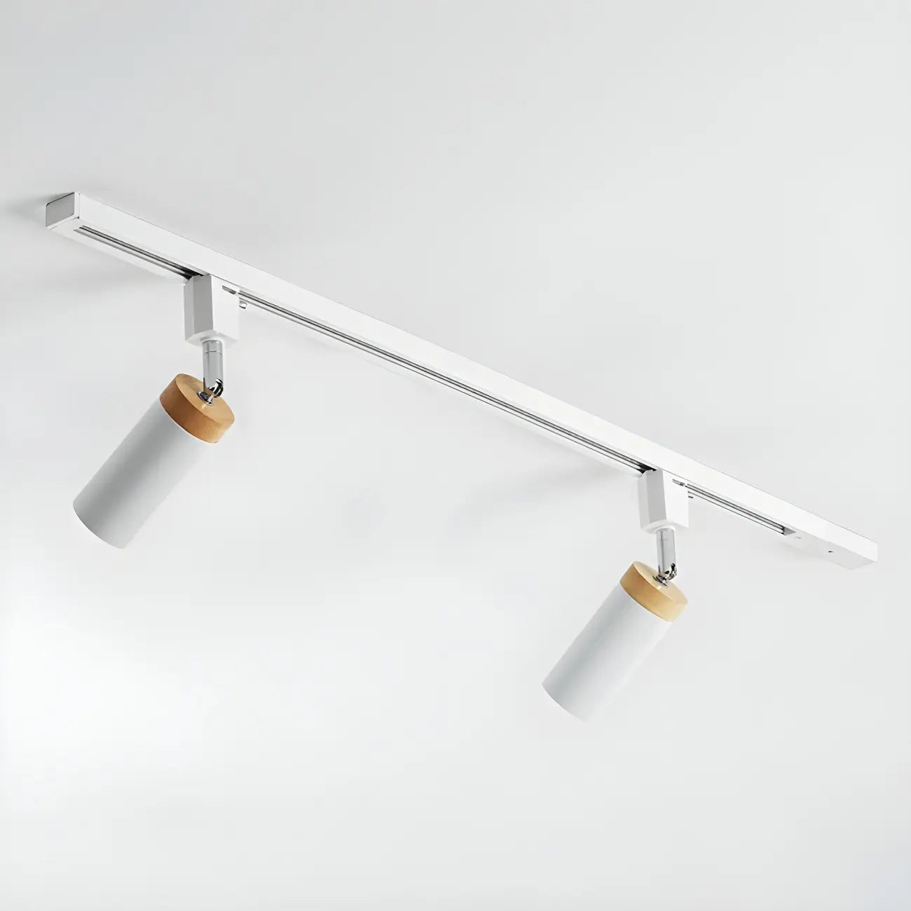 4-Light Metal Modern LED Track Lighting Fixture Adjustable Head