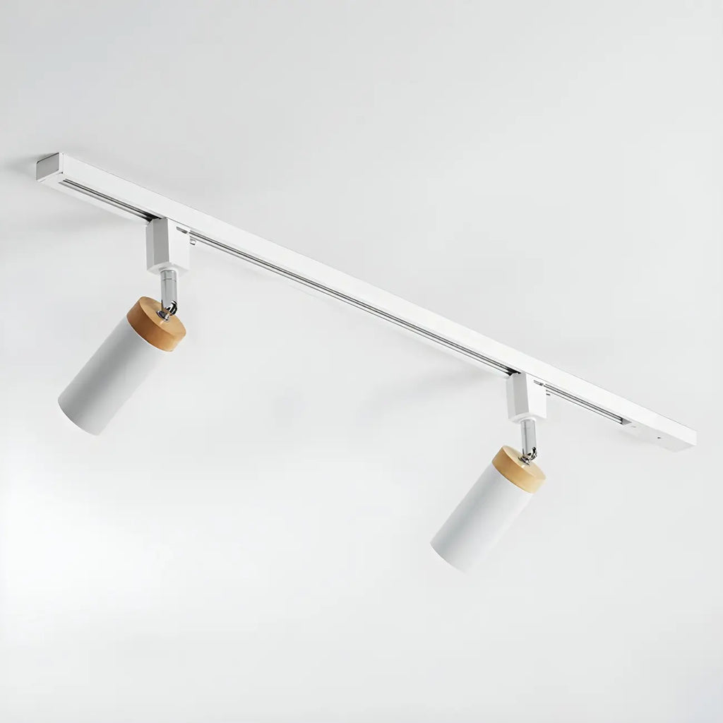 4-Light Metal Modern LED Track Lighting Fixture Adjustable Head