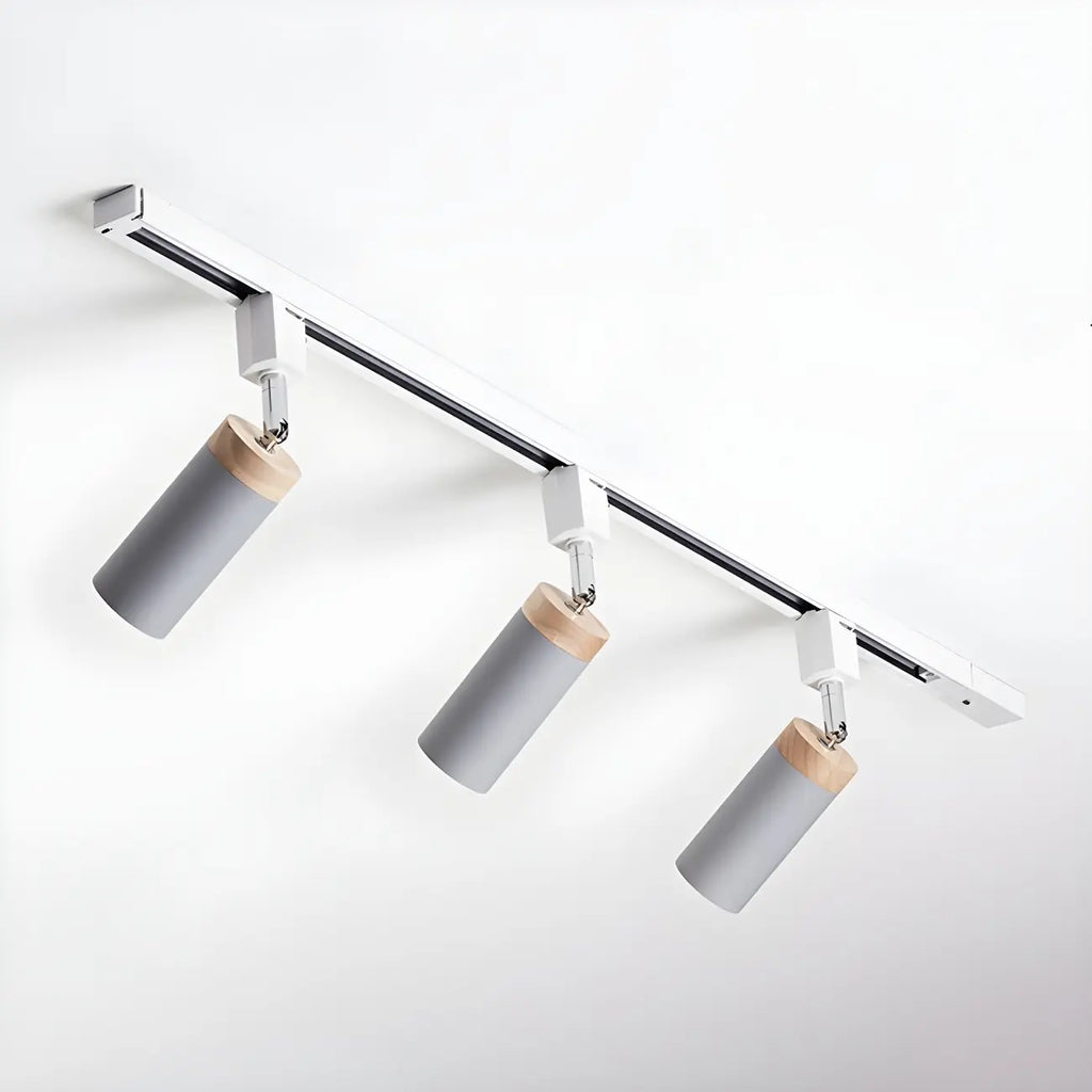 4-Light Metal Modern LED Track Lighting Fixture Adjustable Head