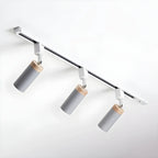 4-Light Metal Modern LED Track Lighting Fixture Adjustable Head