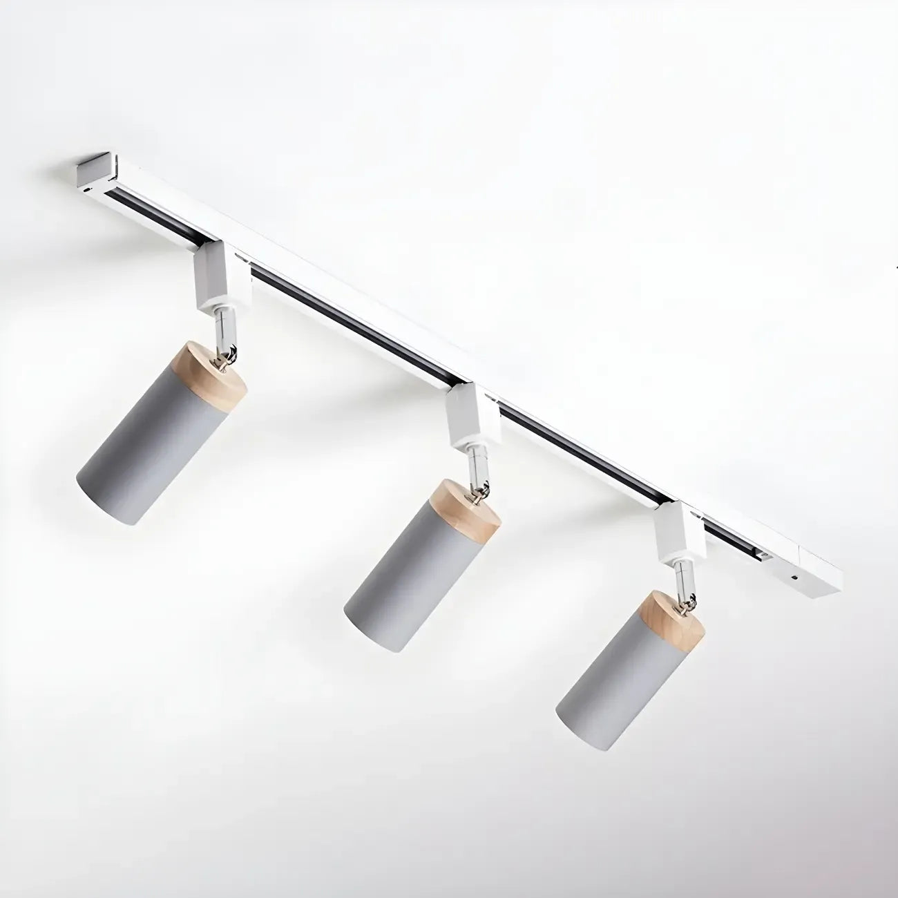 4-Light Metal Modern LED Track Lighting Fixture Adjustable Head