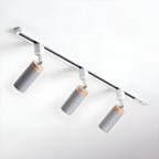 4-Light Metal Modern LED Track Lighting Fixture Adjustable Head