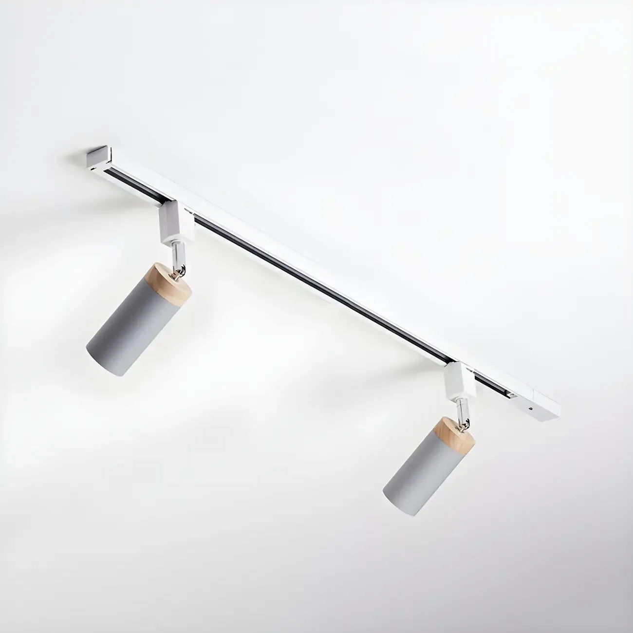 4-Light Metal Modern LED Track Lighting Fixture Adjustable Head