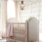 Vintage Grey Iron Cage Candelabra Chandelier