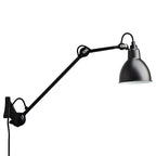 Industrial Metal Black Adjustable Swing Arm Wall Light