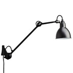 Industrial Metal Black Adjustable Swing Arm Wall Light