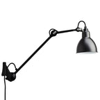 Industrial Metal Black Adjustable Swing Arm Wall Light