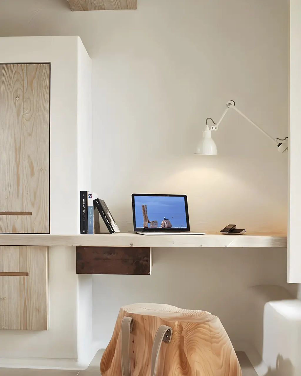 Industrial Metal Black Adjustable Swing Arm Wall Light