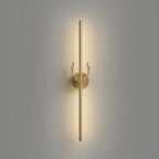 Nordic Aluminum Dimmable LED Up Down Vertical Wall Sconce