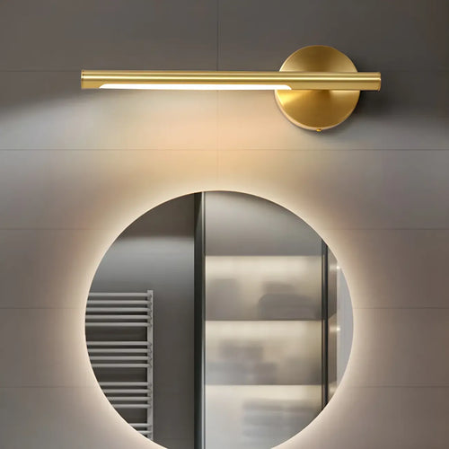 Colonial Gold Bar Shape Bathroom LED Vanity Light