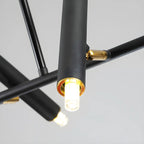 Modern Black Linear Island Pendant Light for Kitchen