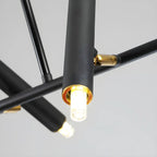 Modern Black Linear Island Pendant Light for Kitchen