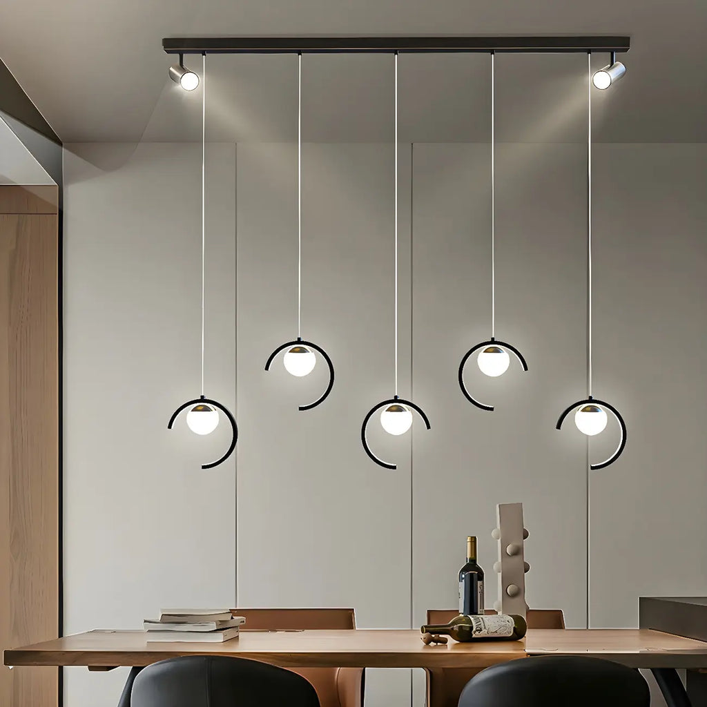 Modern Metal Geometric Kitchen Island Pendant Lights