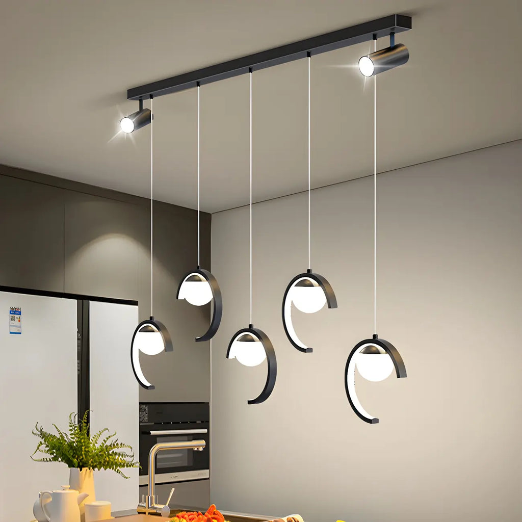 Modern Metal Geometric Kitchen Island Pendant Lights