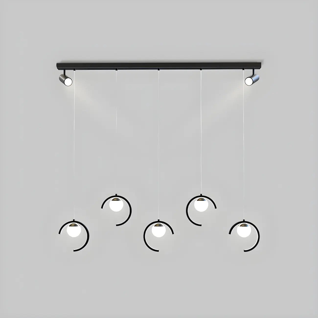 Modern Metal Geometric Kitchen Island Pendant Lights