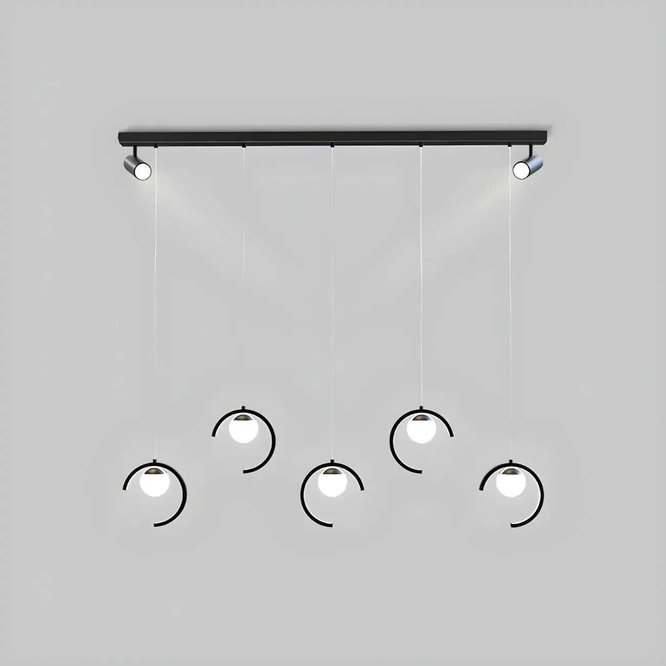 Modern Metal Geometric Kitchen Island Pendant Lights
