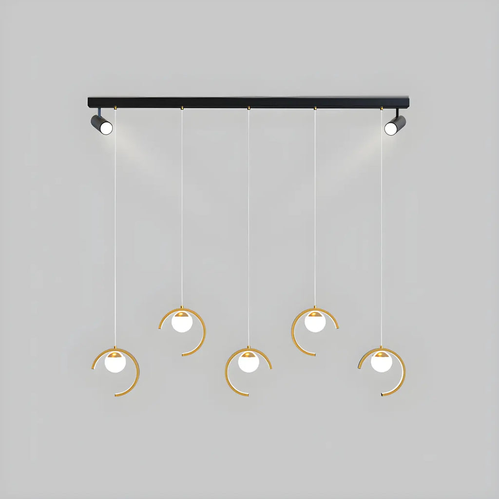 Modern Metal Geometric Kitchen Island Pendant Lights