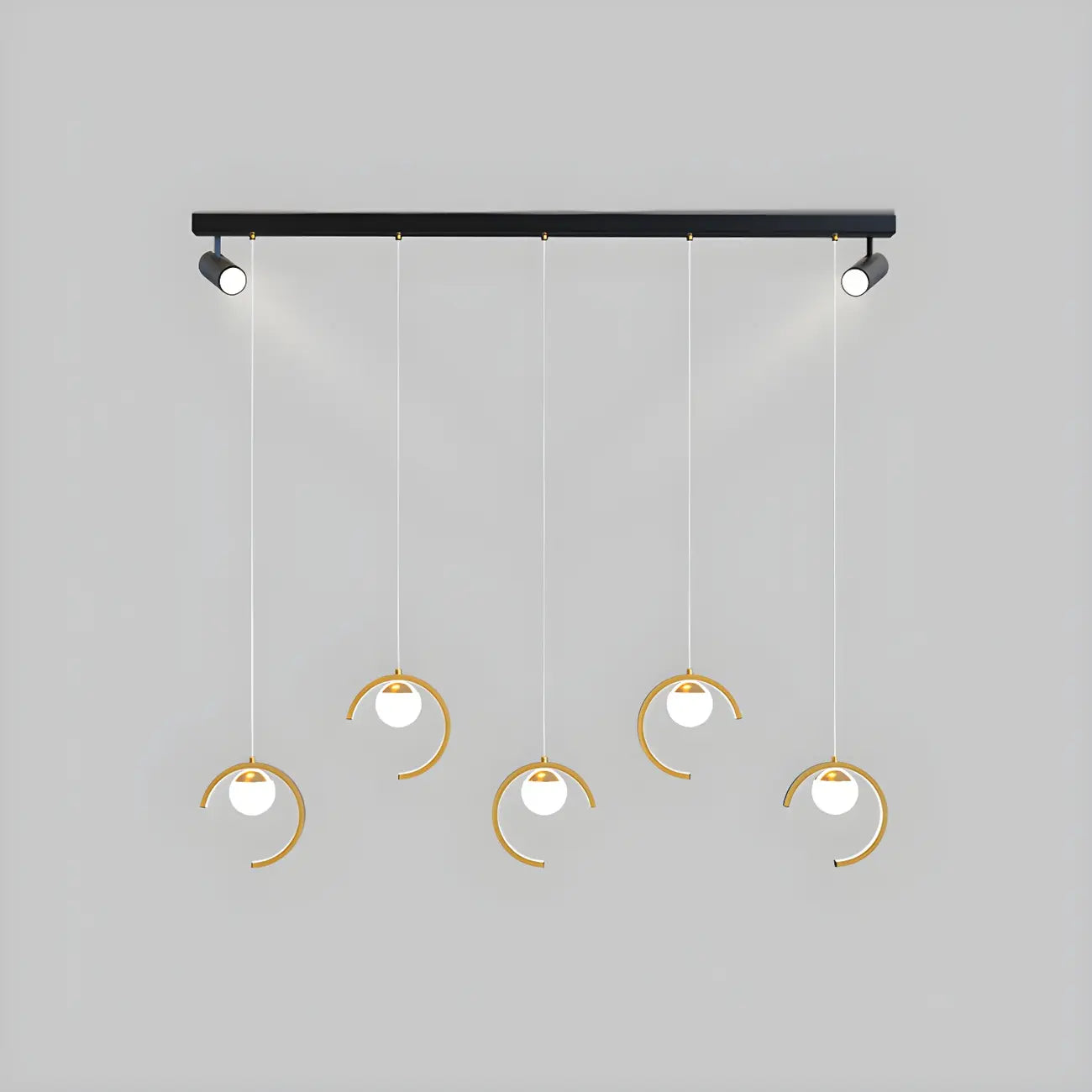 Modern Metal Geometric Kitchen Island Pendant Lights