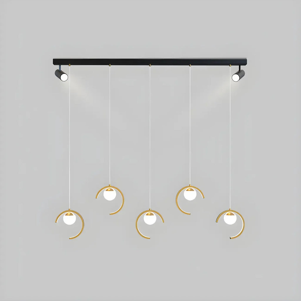 Modern Metal Geometric Kitchen Island Pendant Lights