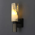 Modern Stone White Cylinder Wall Sconce LED for Bedroom