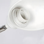 Modern Wood Metal Swing Arm Wall Light