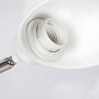 Modern Wood Metal Swing Arm Wall Light