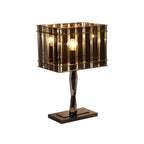Crystal Rectangular LED Night Table Lamp