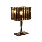 Crystal Rectangular LED Night Table Lamp