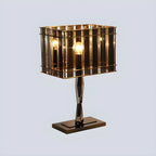 Crystal Rectangular LED Night Table Lamp