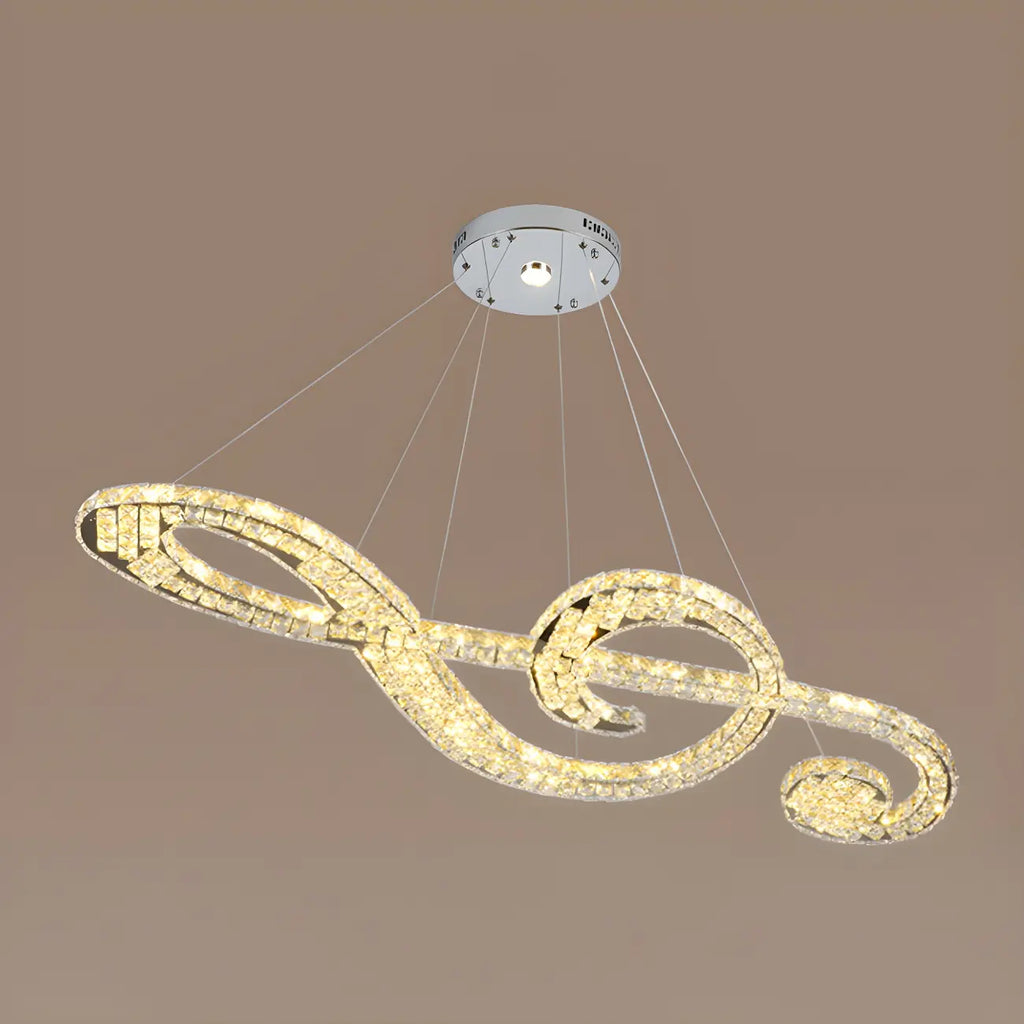 Artistic Modern Crystal 2-Light Island Pendant Light