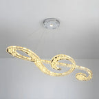 Artistic Modern Crystal 2-Light Island Pendant Light