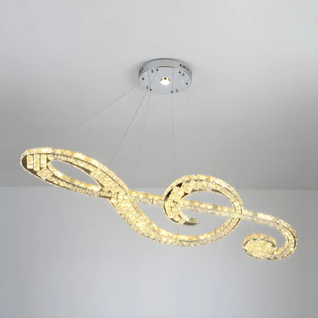 Artistic Modern Crystal 2-Light Island Pendant Light