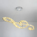 Artistic Modern Crystal 2-Light Island Pendant Light