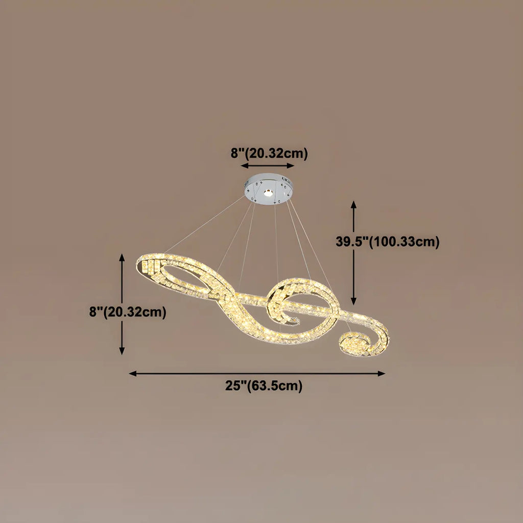 Artistic Modern Crystal 2-Light Island Pendant Light