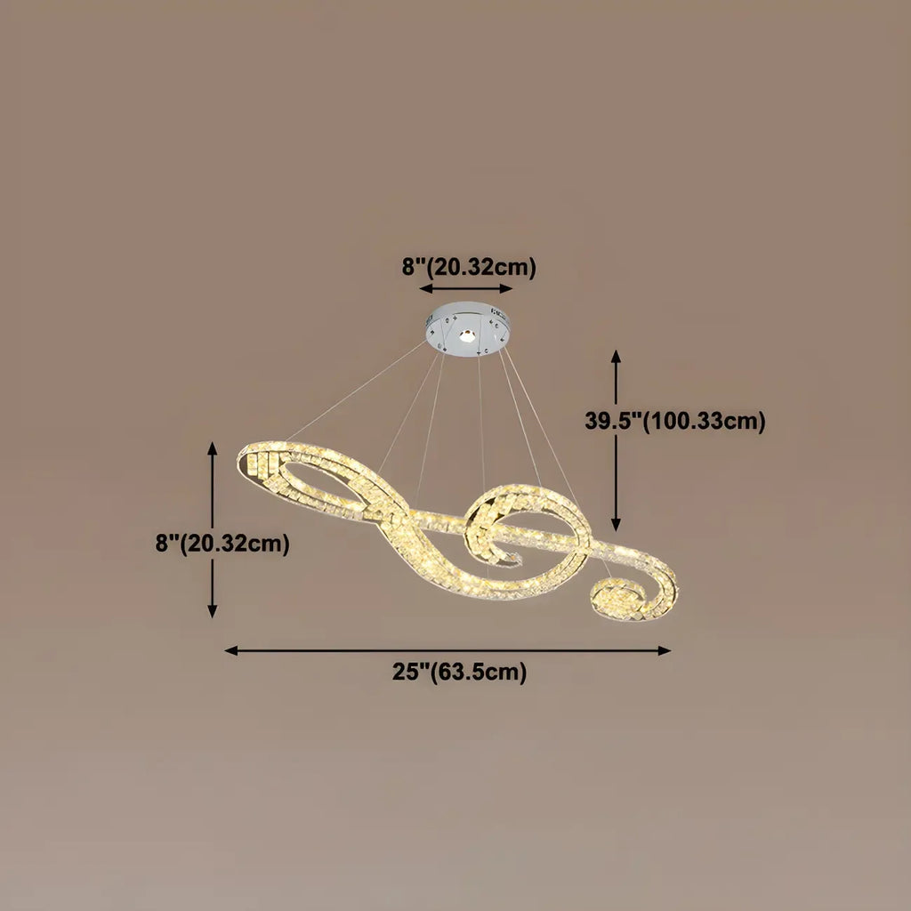 Artistic Modern Crystal 2-Light Island Pendant Light