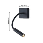 Modern Adjustable LED Wall Light for Bedroom Reading