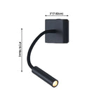 Modern Adjustable LED Wall Light for Bedroom Reading