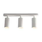 Mini Simple Cylinder Metal Semi Flush Mount Track Light