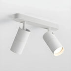 Mini Simple Cylinder Metal Semi Flush Mount Track Light