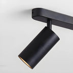 Mini Simple Cylinder Metal Semi Flush Mount Track Light